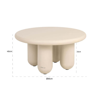 Richmond Interiors Runder Couchtisch Calma | ø 80 cm