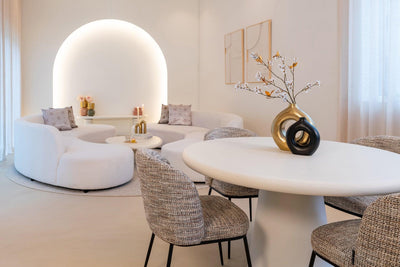 Richmond Interiors Runder Esstisch Bloomstone | ø 130 cm