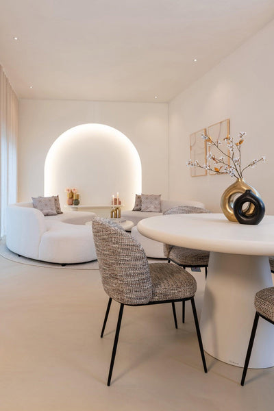 Richmond Interiors Runder Esstisch Bloomstone | ø 130 cm