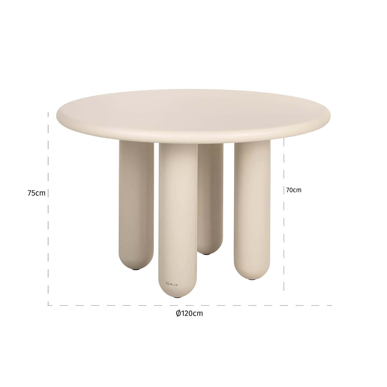 Richmond Interiors Runder Esstisch Calma | ø 120 cm