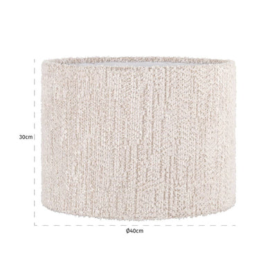 Richmond Interiors Runder Lampenschirm Marly ø 40 cm | cream