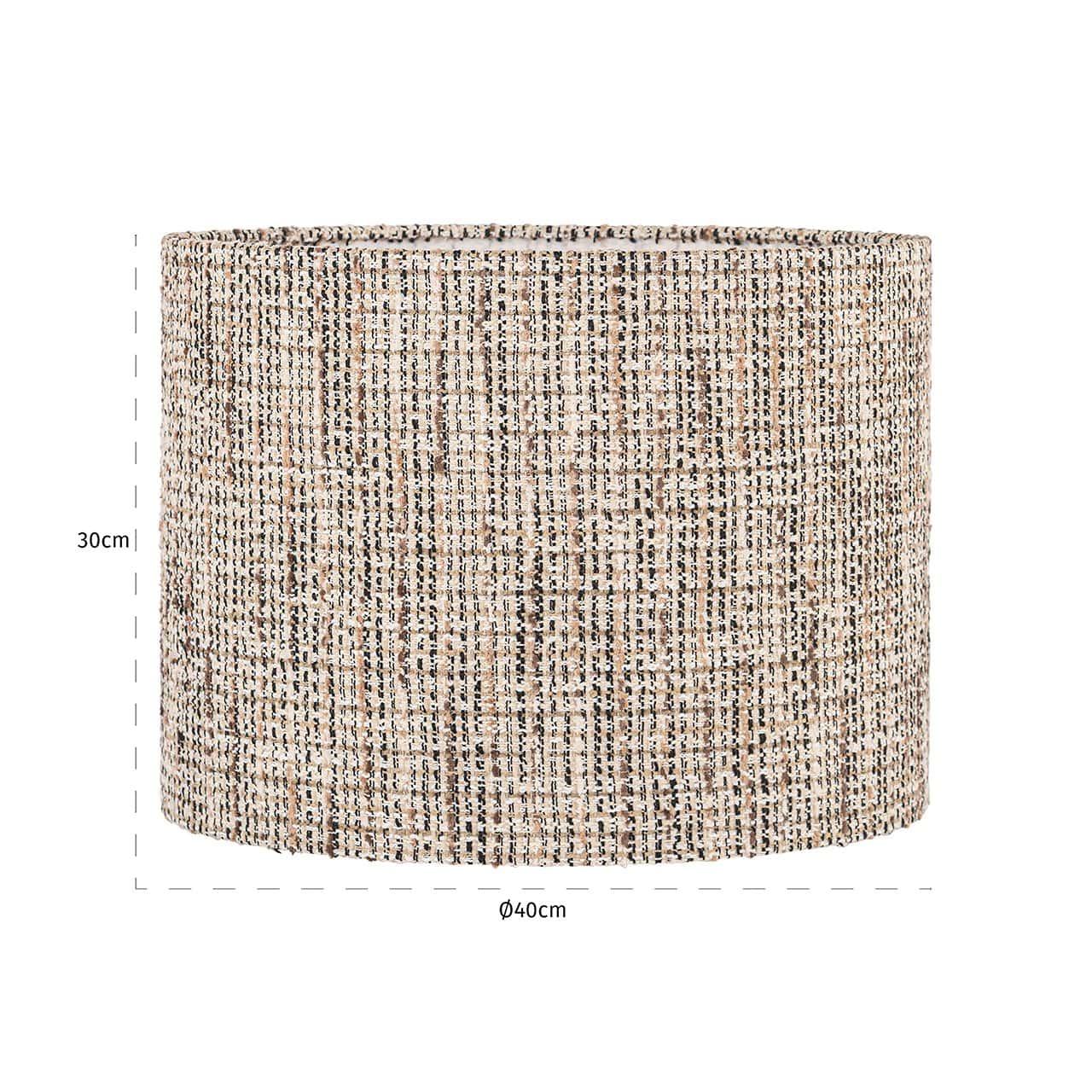 Richmond Interiors Runder Lampenschirm Philou ø 40 cm | nature