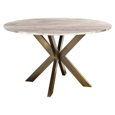 Richmond Interiors Runder Marmor-Esstisch Bottega | ø 140 cm