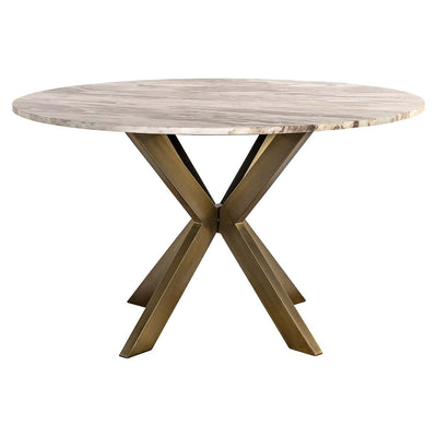 Richmond Interiors Runder Marmor-Esstisch Bottega | ø 140 cm