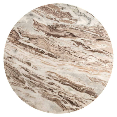 Richmond Interiors Runder Marmor-Esstisch Bottega | ø 140 cm