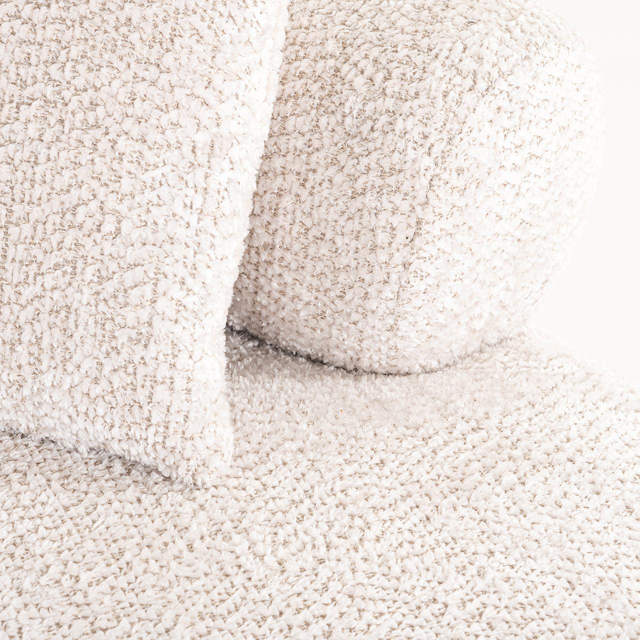 Richmond Interiors rundes Tagesbett Loveseat Tivola cream | ø 165 cm