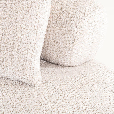 Richmond Interiors rundes Tagesbett Loveseat Tivola cream | ø 165 cm