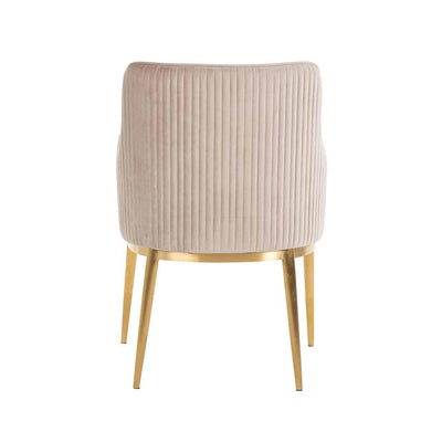 Richmond Interiors Samt-Armlehnstuhl Breeze | Khaki