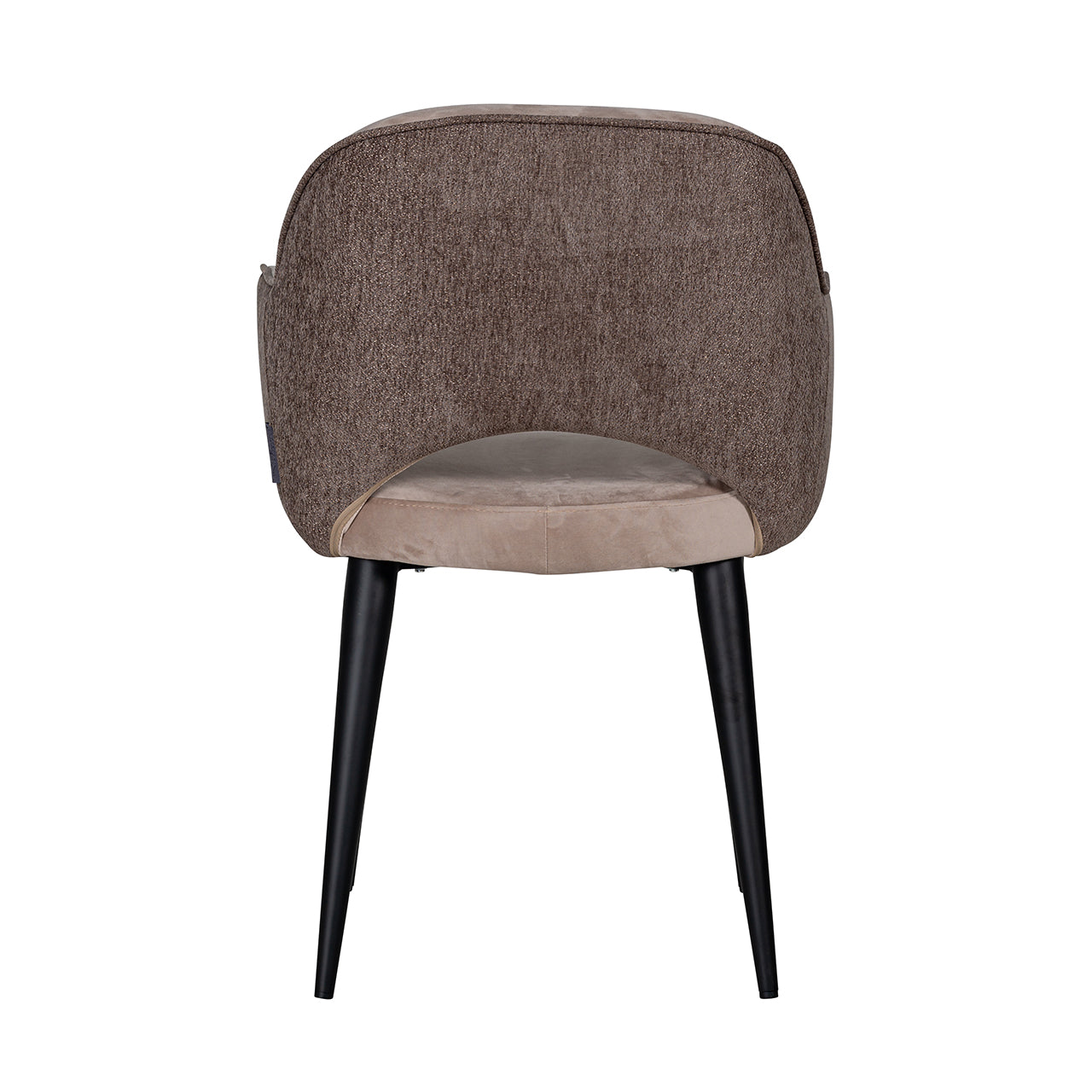 Richmond Interiors Samt-Armlehnstuhl Giovanna | Khaki & Stone
