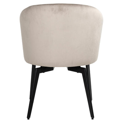 Richmond Interiors Samt-Esszimmerstuhl Amphara | khaki