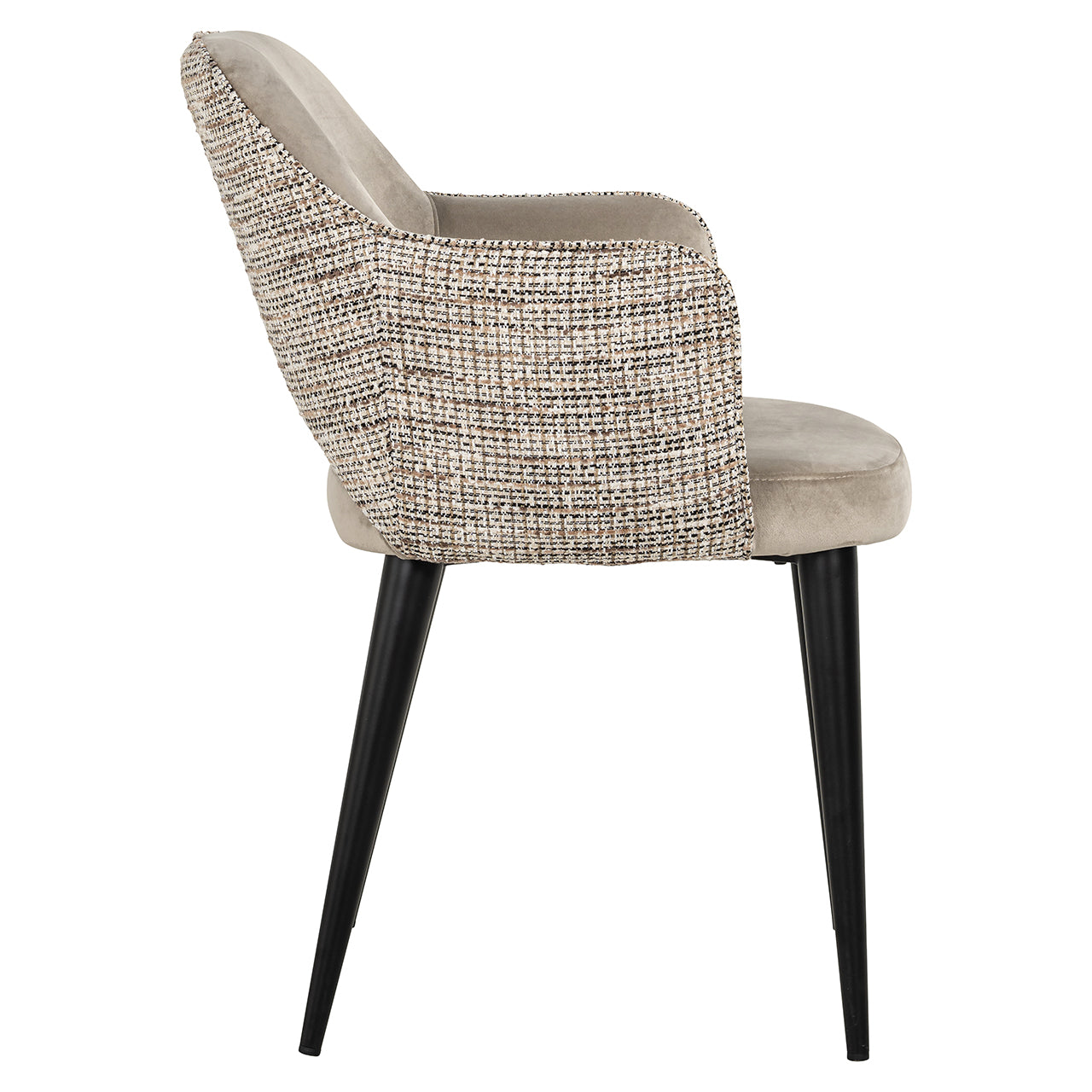 Richmond Interiors Samt-Esszimmerstuhl Giovanna | Nature