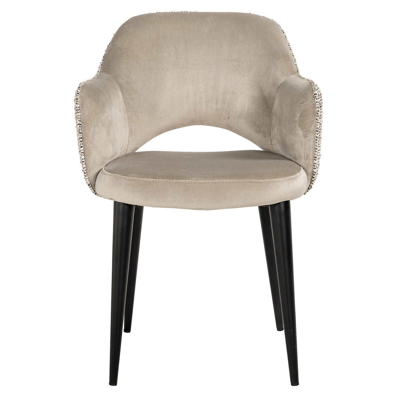 Richmond Interiors Samt-Esszimmerstuhl Giovanna | Nature