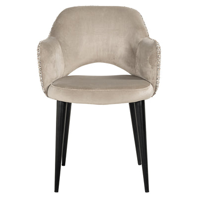 Richmond Interiors Samt-Esszimmerstuhl Giovanna | Nature