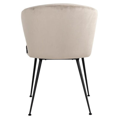 Richmond Interiors Samt-Esszimmerstuhl Xandra | Khaki