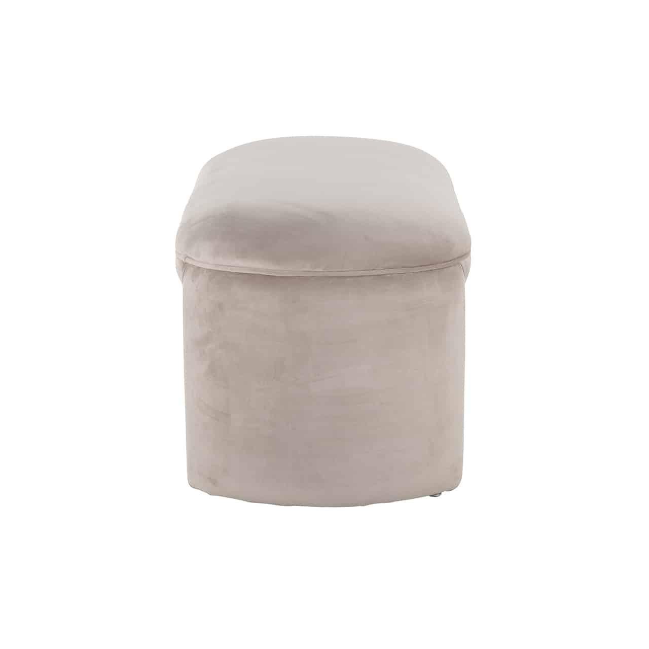 Richmond Interiors Samt-Polsterbank Fargo | Khaki