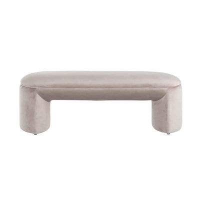 Richmond Interiors Samt-Polsterbank Fargo | Khaki