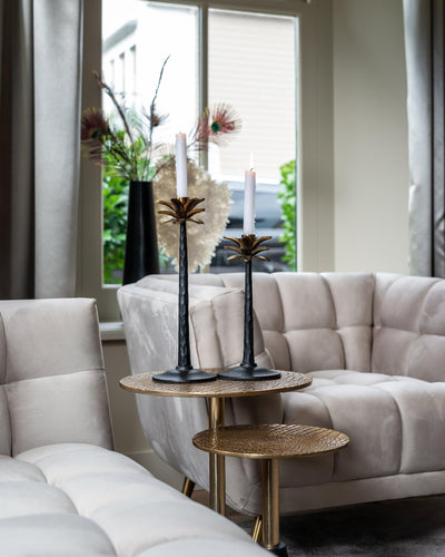 Richmond Interiors Samt-Sessel Huxley | Khaki
