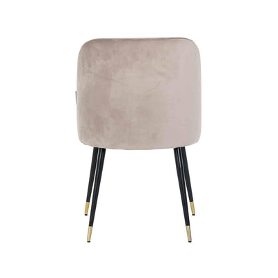 Richmond Interiors Samt-Stuhl Alicia | Khaki