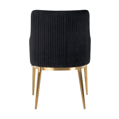 Richmond Interiors Samt-Stuhl Breeze | Anthrazit