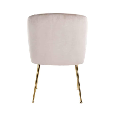Richmond Interiors Samt-Stuhl Cannon | Khaki