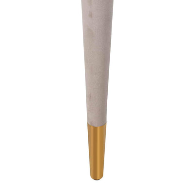Richmond Interiors Samt-Stuhl Gia | Khaki