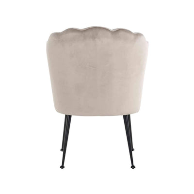 Richmond Interiors Samt-Stuhl Pippa | Khaki