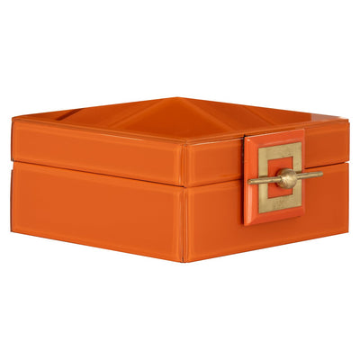 Richmond Interiors Schmuckkästchen Aufbewahrungsbox Bodine Orange | | klein