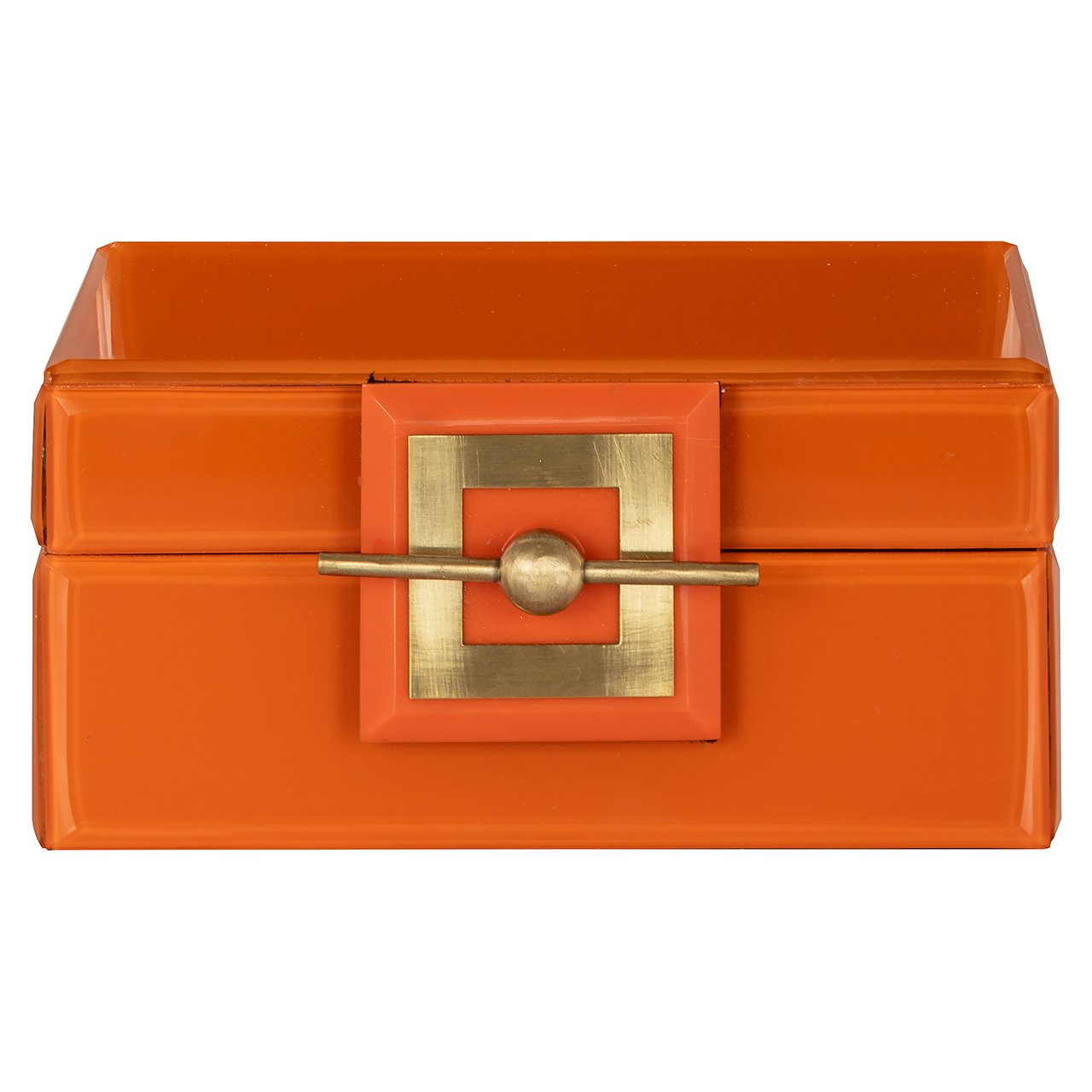 Richmond Interiors Schmuckkästchen Aufbewahrungsbox Bodine Orange | | klein