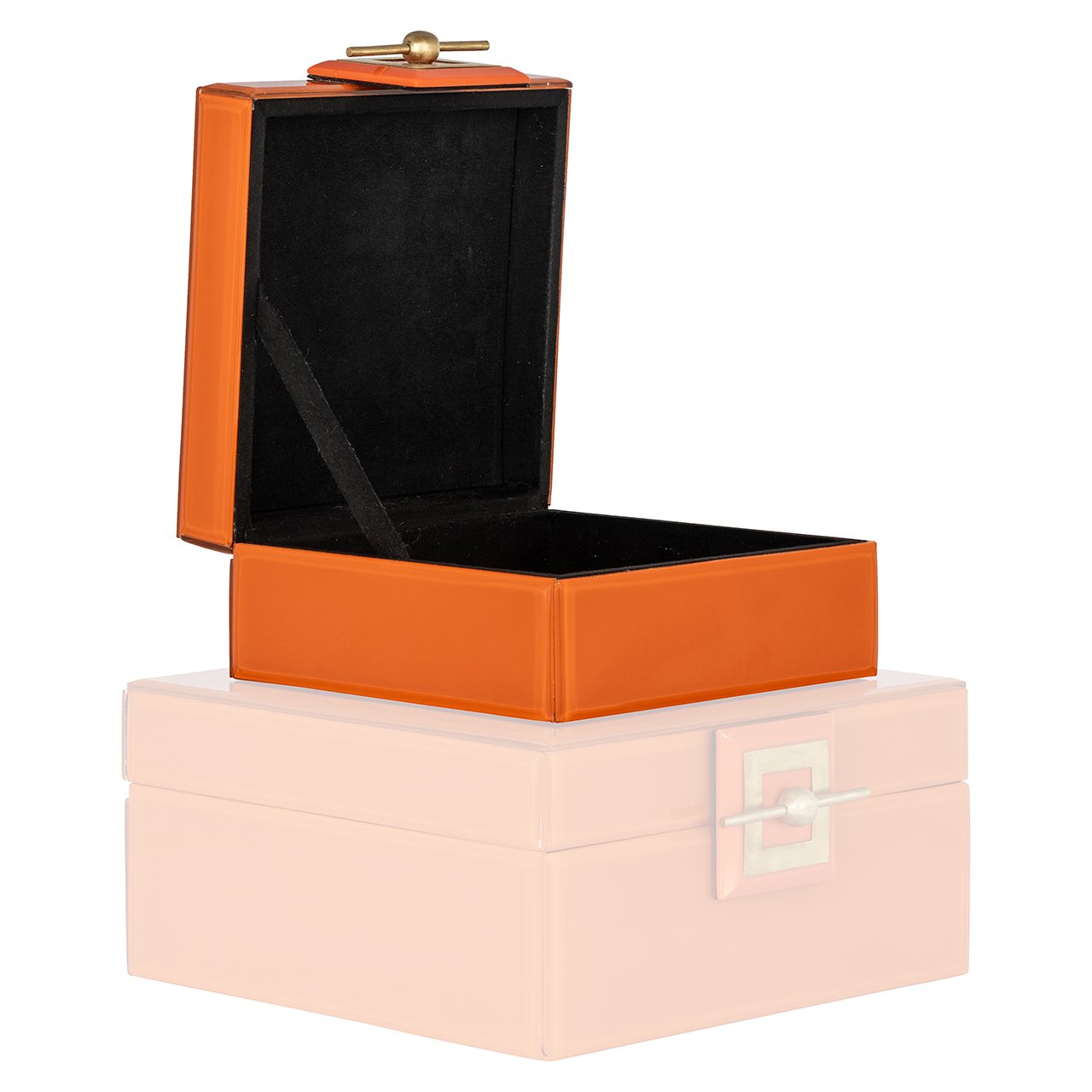 Richmond Interiors Schmuckkästchen Aufbewahrungsbox Bodine Orange | | klein