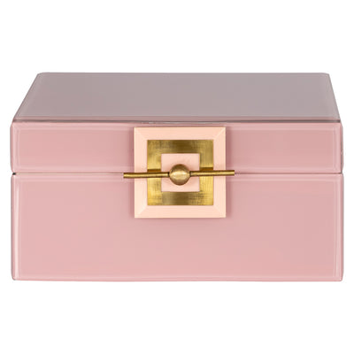 Richmond Interiors Schmuckkästchen Aufbewahrungsbox Bodine rosa | groß