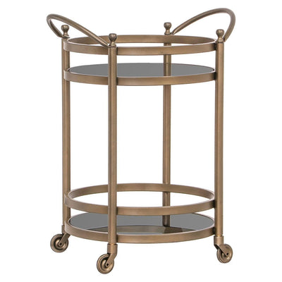 Richmond Interiors Servierwagen Hendricks Messing | brushed gold
