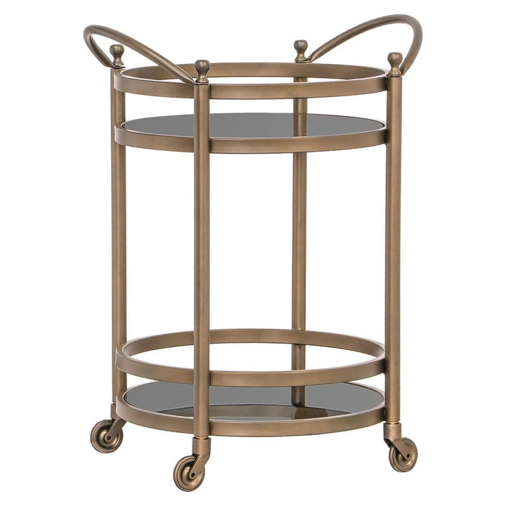 Richmond Interiors Servierwagen Hendricks Messing | brushed gold