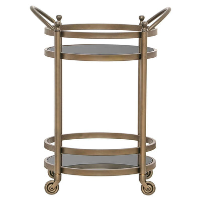 Richmond Interiors Servierwagen Hendricks Messing | brushed gold