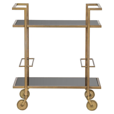 Richmond Interiors Servierwagen Xo | brushed gold