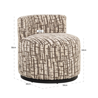 Richmond Interiors Sessel Franny | Cream