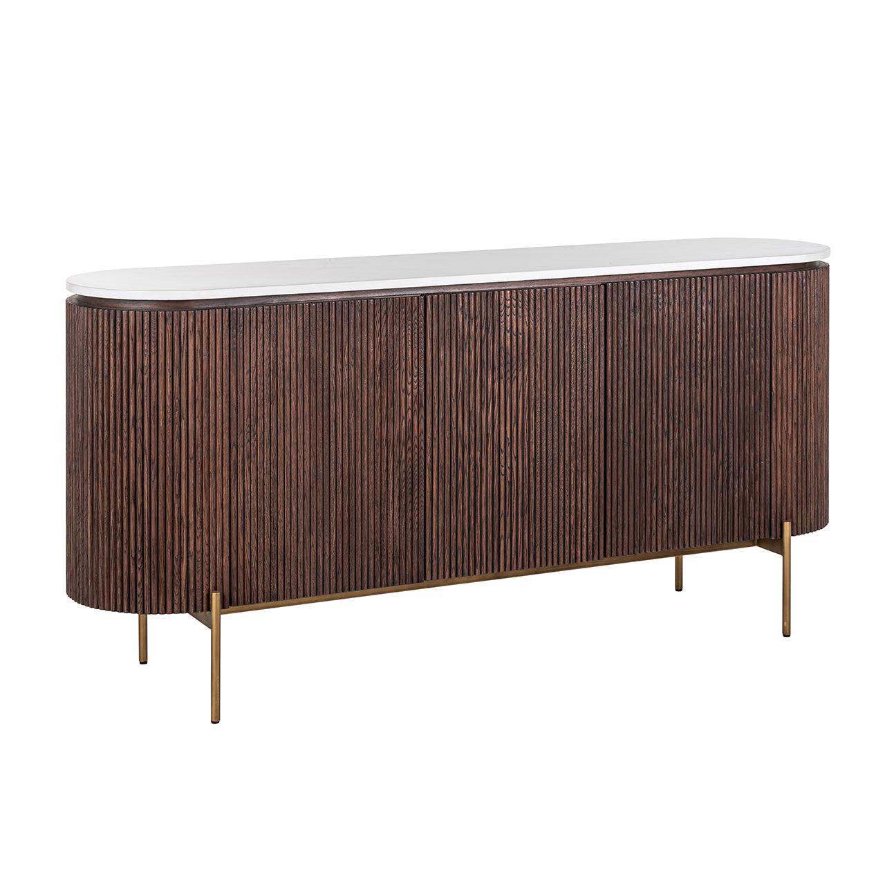 Richmond Interiors Sideboard Barkley 3-türig | Gold