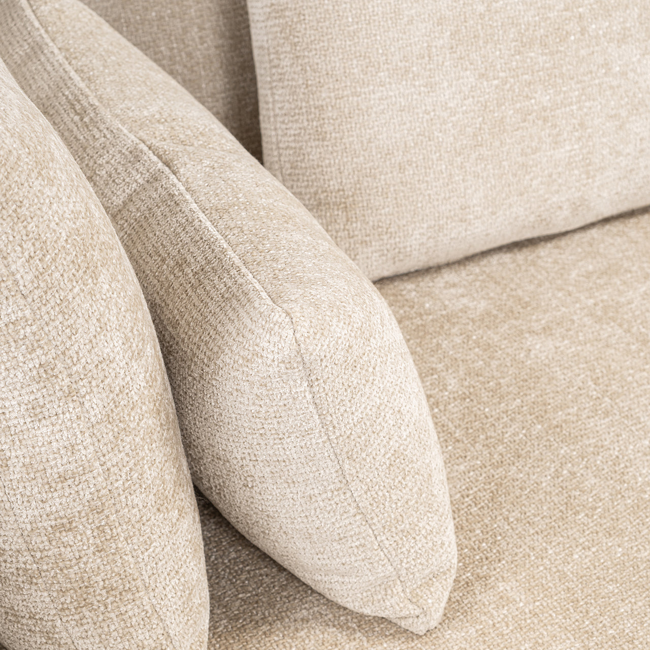 Richmond Interiors Sofa Tudor mit abnehmbarer Rückenlehne | Cremé
