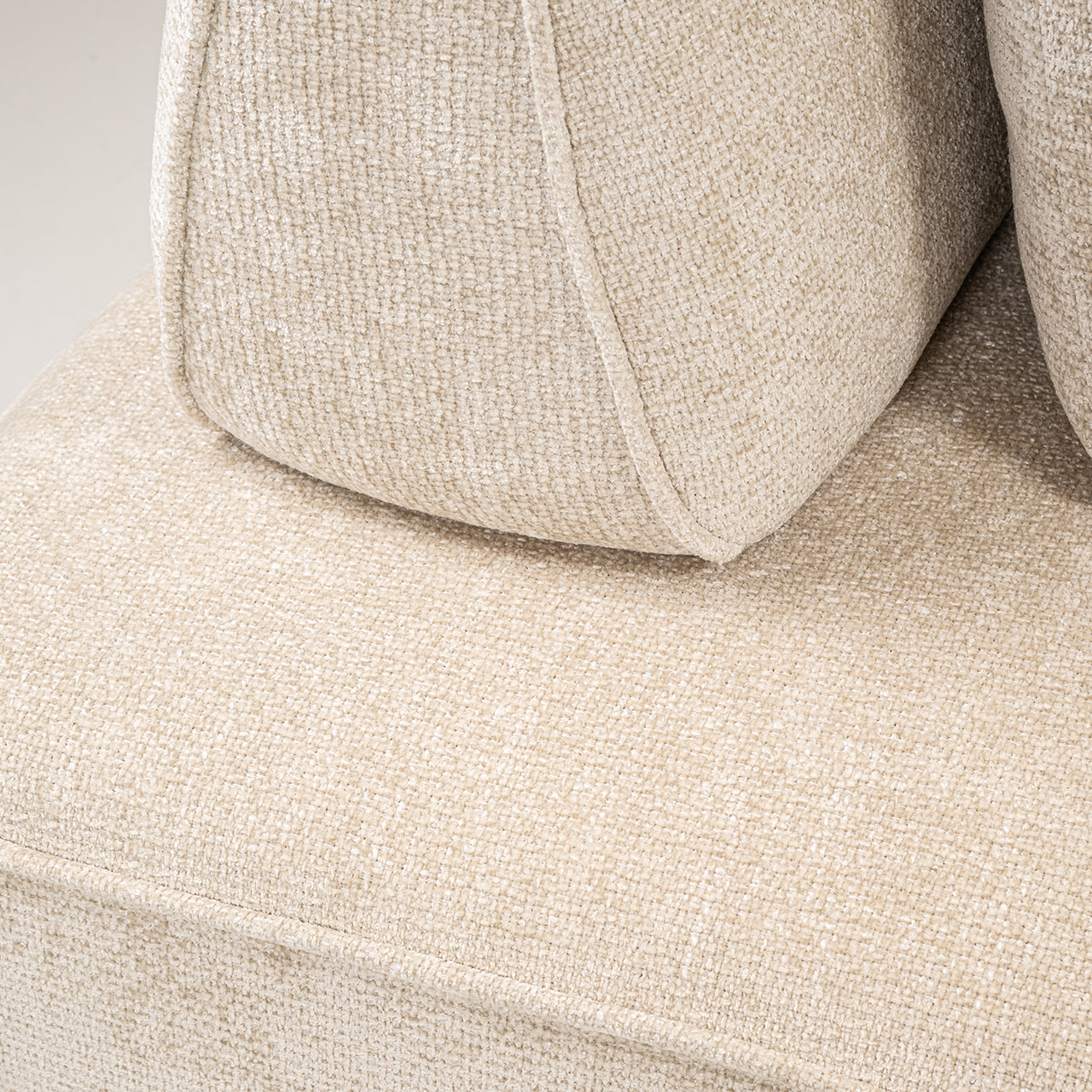Richmond Interiors Sofa Tudor mit abnehmbarer Rückenlehne | Cremé