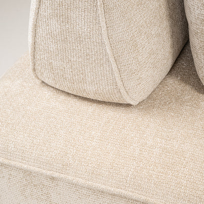 Richmond Interiors Sofa Tudor mit abnehmbarer Rückenlehne | Cremé
