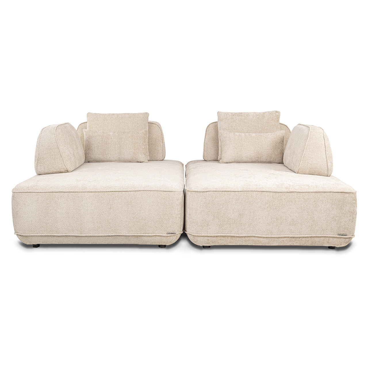 Richmond Interiors Sofa Tudor mit abnehmbarer Rückenlehne | Cremé