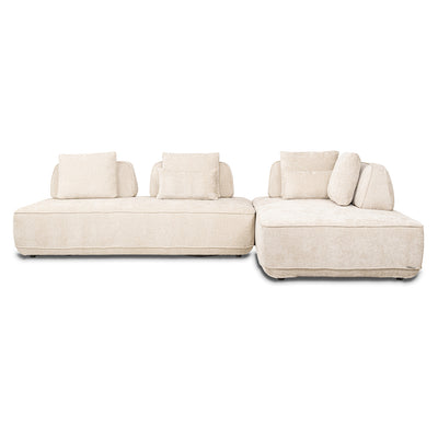 Richmond Interiors Sofa Tudor mit abnehmbarer Rückenlehne | Cremé