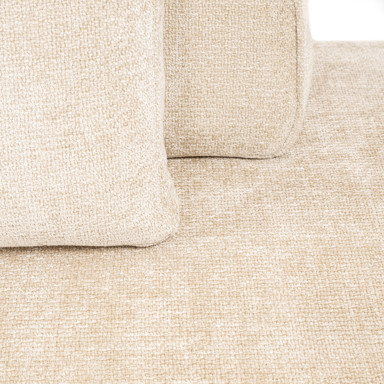 Richmond Interiors Sofa Tudor mit abnehmbarer Rückenlehne | Cremé