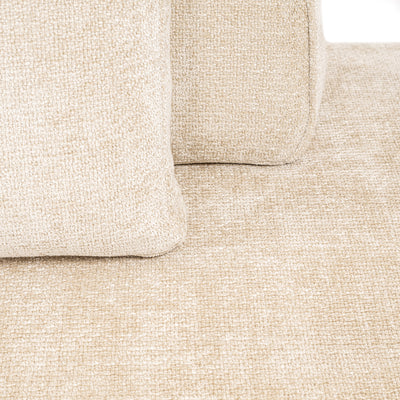 Richmond Interiors Sofa Tudor mit abnehmbarer Rückenlehne | Cremé