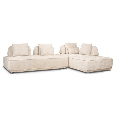 Richmond Interiors Sofa Tudor mit abnehmbarer Rückenlehne | Cremé
