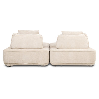 Richmond Interiors Sofa Tudor mit abnehmbarer Rückenlehne | Cremé