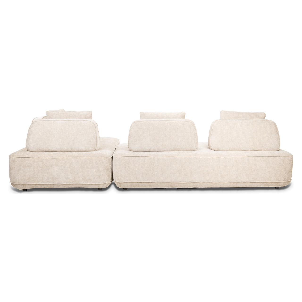 Richmond Interiors Sofa Tudor mit abnehmbarer Rückenlehne | Cremé