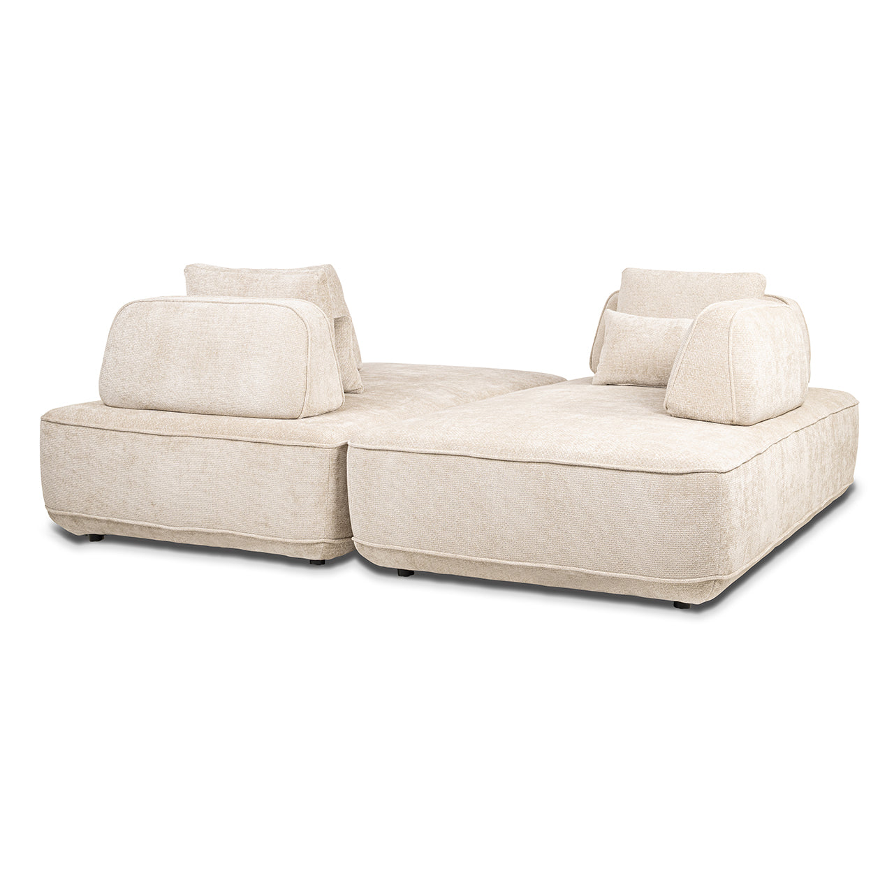 Richmond Interiors Sofa Tudor mit abnehmbarer Rückenlehne | Cremé