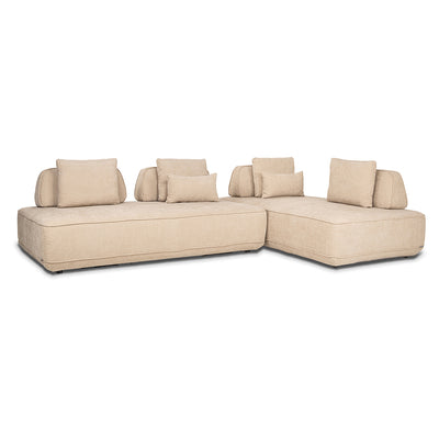 Richmond Interiors Sofa Tudor mit abnehmbarer Rückenlehne | Sand