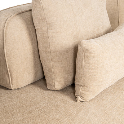 Richmond Interiors Sofa Tudor mit abnehmbarer Rückenlehne | Sand
