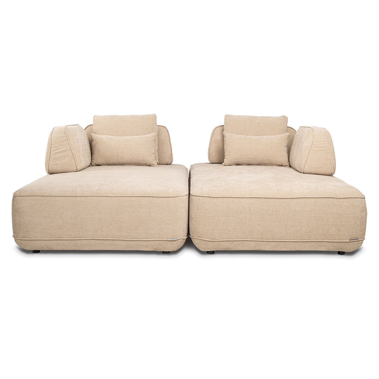 Richmond Interiors Sofa Tudor mit abnehmbarer Rückenlehne | Sand